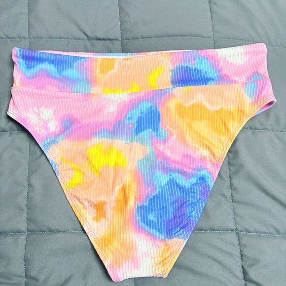 Salt + Cove Tie-Dyed Bikini Bottoms, Created for Macy's - Size: XL- NWT - Picture 2 of 12